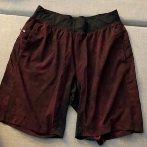 Lululemon shorts (size L) Burgundy